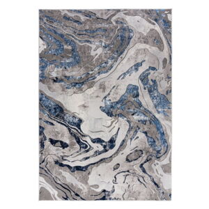 Modro-sivý koberec Flair Rugs Marbled, 240 x 340 cm