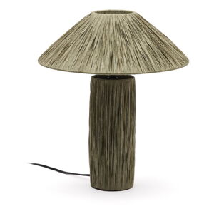 Khaki stolová lampa (výška  41 cm) Samse – Kave Home