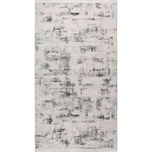 Sivý/krémovobiely umývateľný koberec 80x300 cm Gri – Vitaus