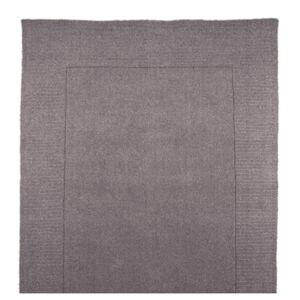 Sivý vlnený koberec Flair Rugs Siena, 80 x 150 cm