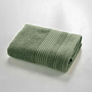 Kaki froté bavlnený uterák 50x90 cm Tendresse – douceur d'intérieur
