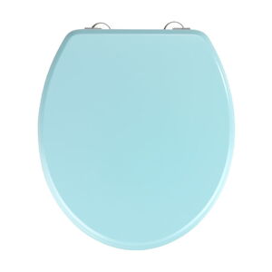 Svetlomodré WC sedadlo Wenko Prima Light Blue, 41 × 37 cm