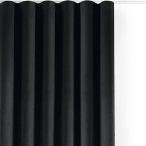 Čierny zamatový dimout záves 200x250 cm Velto – Filumi