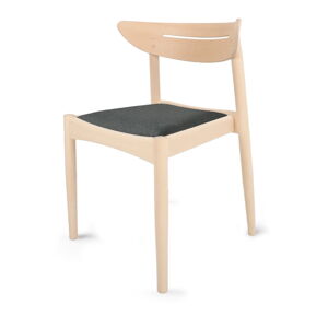 Čierna/v prírodnej farbe jedálenské stoličky z bukového dreva Jakob - Hammel Furniture