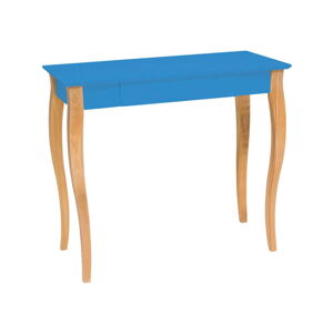 Modrý písací stôl Ragaba Lillo, šírka 85 cm