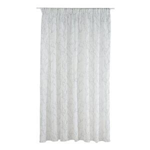 Biela/sivá záclona 300x260 cm Balada – Mendola Fabrics