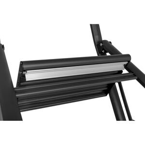 Čierne schodíky Wenko Compact, výška 114,5 cm