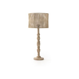 Biela/v prírodnej farbe stolová lampa (výška 68 cm) - Geese