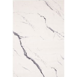 Krémovobiely vlnený koberec 200x300 cm Marble – Agnella
