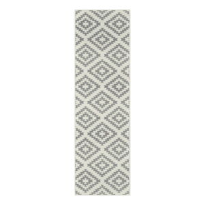 Sivý/béžový koberec behúň 300x80 cm Nordic - Hanse Home