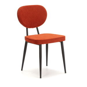 Oranžové jedálenské stoličky v sade 2 ks Zenit - Marckeric