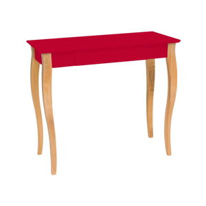 Červený písací stôl Ragaba Lillo, šírka 85 cm