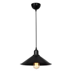 Čierne kovové stropné svietidlo ø 30 cm - Squid Lighting
