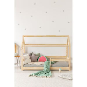 Domčeková detská posteľ z borovicového dreva 120x200 cm Mila MB - Adeko