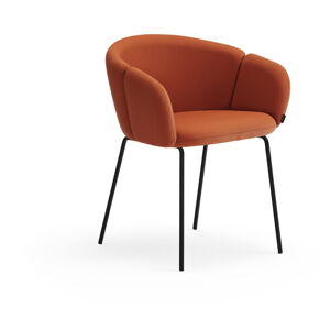 Oranžová jedálenská stolička Add – Teulat