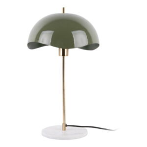 Zelená stolová lampa (výška 56 cm) Waved Dome – Leitmotiv