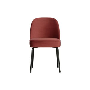 Červené zamatové jedálenské stoličky v súprave 2 ks Vogue Chestnut – BePureHome
