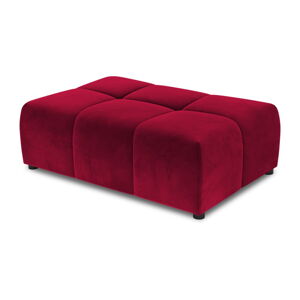 Červený zamatový modul pohovky Rome Velvet - Cosmopolitan Design