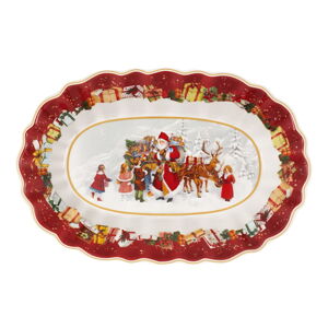 Porcelánový servírovací tanier s vianočným motívom Villeroy & Boch, 30 x 19,8 cm