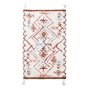 Červený/krémovobiely detský koberec 100x160 cm Karmen – Nattiot