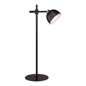 Čierna LED stolová lampa so stmievačom/s klipom (výška  41 cm) Maxima – Trio