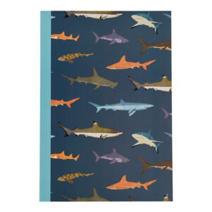 Zápisník 60 stránok formát A5 Sharks – Rex London
