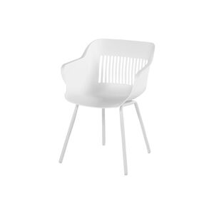 Biele plastové záhradné stoličky v súprave 2 ks Jill Rondo – Hartman