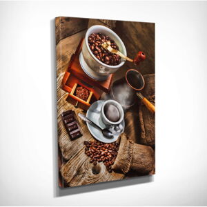 Nástenný obraz na plátne Coffee, 30 × 40 cm