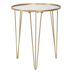 Okrúhly konferenčný stolík v zlatej farbe ø 50 cm Glam – Mauro Ferretti