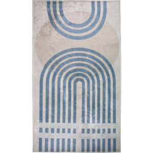 Modrý/sivý koberec 180x120 cm - Vitaus