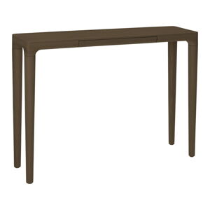 Hnedý konzolový stolík z dubového dreva 12x110 cm Heart'n'Soul – UMAGE