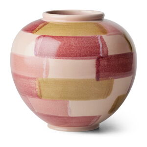Ružová keramická váza ø 21,5 cm Canvas - Kähler Design