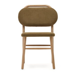 Khaki jedálenské stoličky v súprave 2 ks Helda – Kave Home