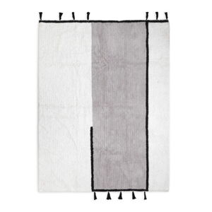 Biely/sivý umývateľný koberec 120x170 cm Dragor – HF Living