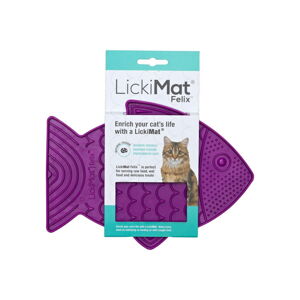 Lízacia podložka pre mačky Felix Purple - LickiMat