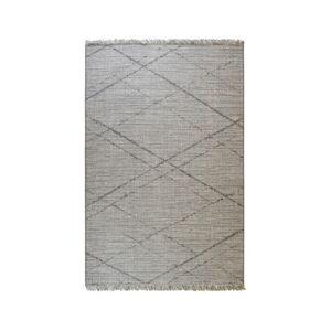 Sivý vonkajší koberec Floorita Les Les Gipsy Grey, 194 × 290 cm