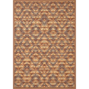 Hnedý obojstranný koberec Narma Vergi, 80 x 250 cm