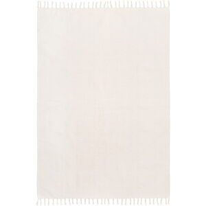 Biely ručne tkaný bavlnený koberec Westwing Collection Agneta, 160 x 230 cm
