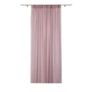 Ružová záclona 140x245 cm Voile – Mendola Fabrics