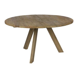 Jedálenský stôl z brestového dreva BePureHome Tondo, ⌀ 140 cm