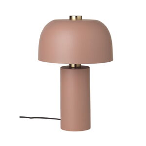 Ružová stolová lampa Cozy living Lulu, výška 37 cm