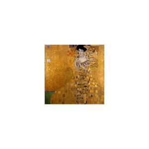 Reprodukcia obrazu Gustav Klimt Adele Bloch-Bauer I, 90 × 90 cm