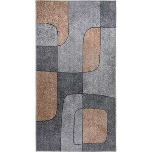 Sivý umývateľný koberec 50x80 cm – Vitaus