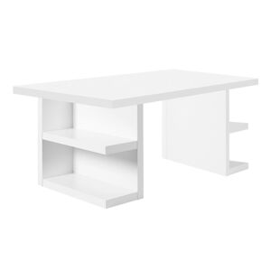 Biely pracovný stôl TemaHome Multi, dĺžka 160 cm