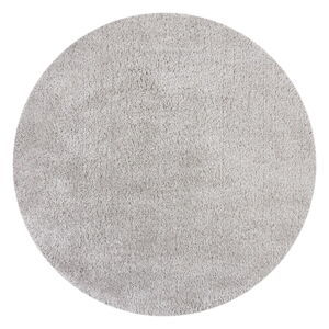 Svetlosivý okrúhly koberec 133x133 cm – Flair Rugs