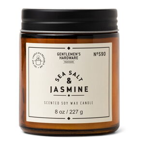 Vonná  sójová sviečka doba horenia 48 h Sea Salt & Jasmine – Gentlemen's Hardware