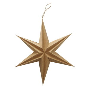 Vianočná papierová závesná dekorácia v tvare hviezdy Boltze Kassia, ø 30 cm
