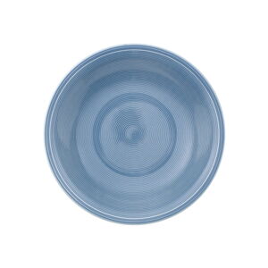 Modrý porcelánový hlboký tanier Like by Villeroy & Boch, 23,5 cm