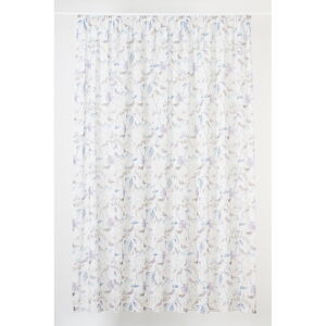 Biela/fialová záclona 400x260 cm Birdy – Mendola Fabrics