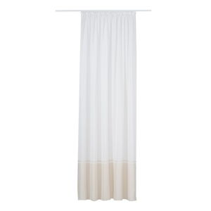 Biela/béžová záclona 300x260 cm Sanova – Mendola Fabrics